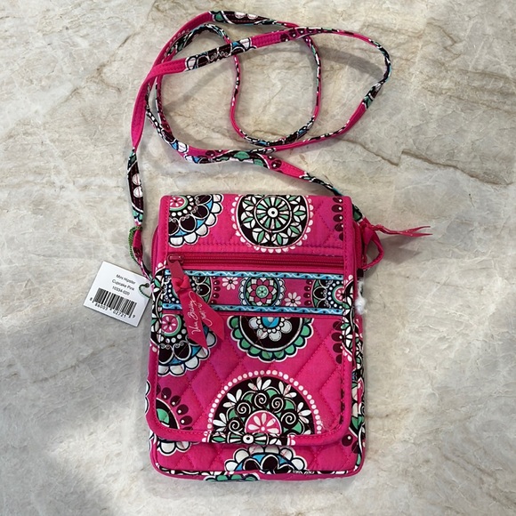💗NWT💗 Vera Bradley Cupcakes Pink Mini Hipster - Picture 1 of 7
